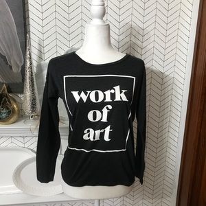 Old Navy “work of art” long sleeve T-shirt